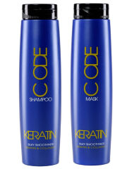 STAPIZ CODE Keratin & Collagen zestaw szampon + maska 250 ml