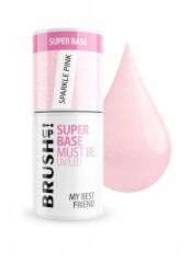BRUSH UP! Baza hybrydowa Super Base Must Be Sparkle Pink 5g