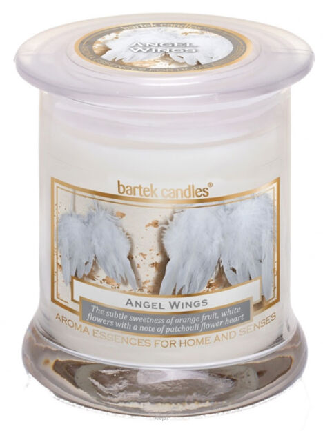 Bartek Candles Świeczka Christmas Angel Wings 260g