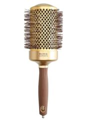Olivia Garden Expert blowout shine szczotka do modelowania gold&brown 65 mm