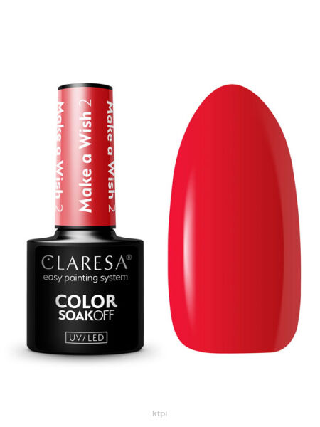 Claresa MAKE A WISH 2 Lakier hybrydowy do paznokci UV/LED 5g