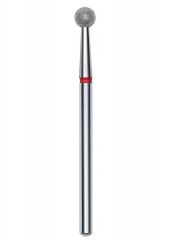 STALEKS PRO frez diamentowa kulka czerwona FA01R040 4 mm