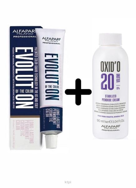 Alfaparf Evolution of the color farba do włosów 11.00 60ml + Woda 6% 90ml