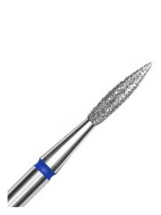 Staleks PRO Frez diamentowy płomyk (ostry) niebieski FA11B023/8 2,3/8 mm