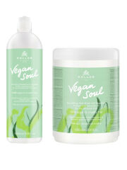 Kallos Vegan Soul Szampon Nourishing 1000 ml + maska odżywcza 1000 ml