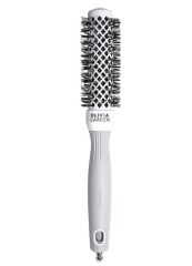Olivia Garden Expert blowout shine szczotka do modelowania white&gray 35 mm