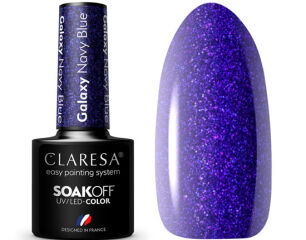 Claresa Lakier Hybrydowy Galaxy Navy Blue 5 ml