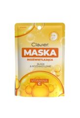 CLAVIER maska do twarzy w płachcie rozświetlająca z witaminą C 25 ml