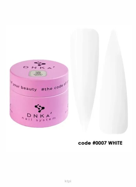 DNKA Jelly Gel Żel do paznokci kolor 0007 white 15g