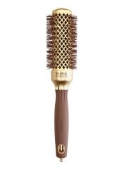 Olivia Garden Expert blowout shine szczotka do modelowania gold&brown 35 mm