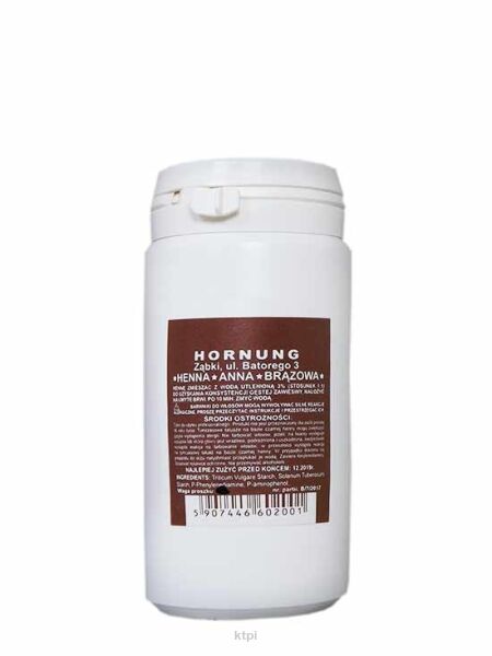 Hornung Henna Proszkowa Anna Brązowa 50 g