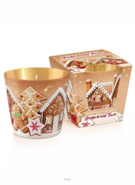 Bartek Candles Świeczka zapachowa Christmas Gingerbread Town 115 g