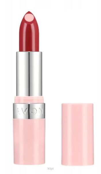 AVON Hydramatic Shine lśniąca szminka z kwasem hialuronowym kolor Scarlet