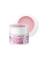 Claresa Soft & Easy Żel Budujący Glam Pink 12 g