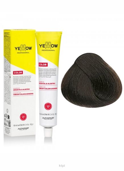 Yellow Professional Alfaparf Color Permanent farba do włosów KOLOR 5 COOL COVER 100 ml