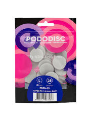 STALEKS PRO nakładki wymienne na gąbce PODODISC PDFB-20 L 25 sztuk