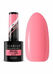 Claresa Brush Easy Gel żel do paznokci w butelce Peach 5 ml