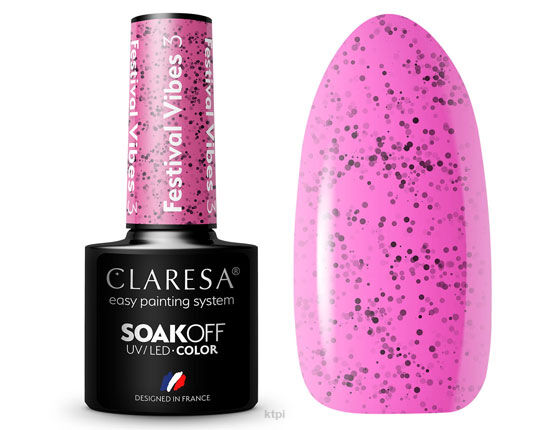 Claresa Lakier Hybrydowy 3 Festival Vibes 5 ml