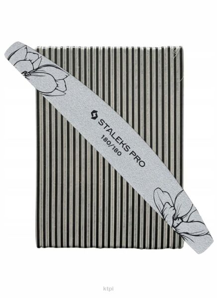 Pilniki mineralne Staleks Expert półksiężyc łódka 180/180 25 sztuk