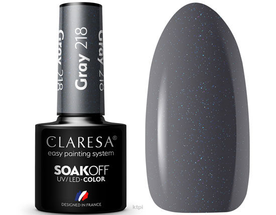 Claresa Lakier Hybrydowy 218 Gray 5 ml
