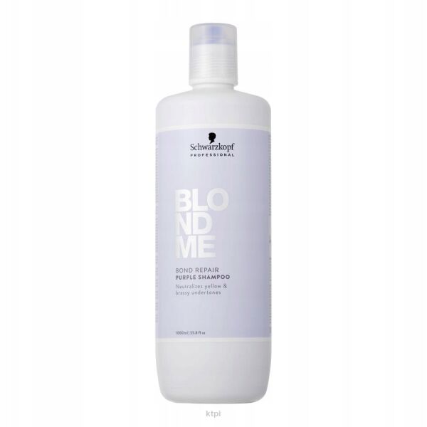 Schwarzkopf BlondMe Bond Repair Szampon Fioletowy do Włosów Blond 1000 ml