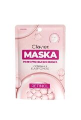 CLAVIER maska do twarzy w płachcie przeciwzmarszczkowa z retinolem 25 ml