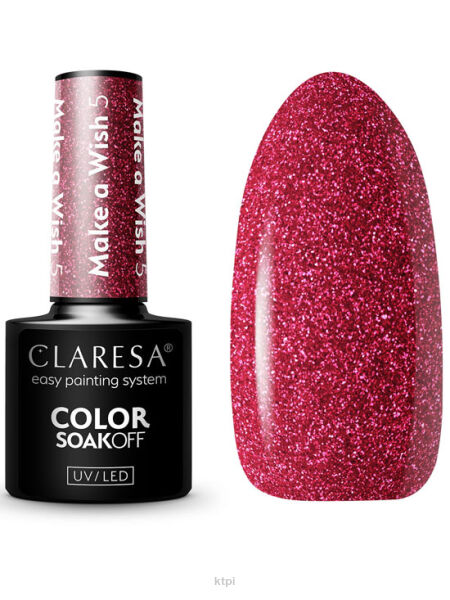 Claresa MAKE A WISH 5 Lakier hybrydowy do paznokci UV/LED 5g