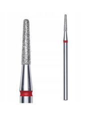 Staleks PRO Frez diamentowy stożek płomyk czerwony FA70R018/8 1,8/8 mm
