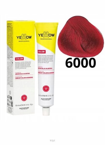 Yellow Professional Alfaparf  Color Permanent farba do włosów KOLOR 6000 100 ml