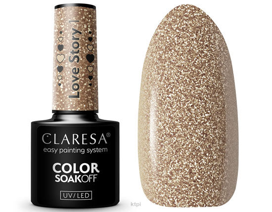 Claresa Lakier Hybrydowy 1 Love Story 5 ml