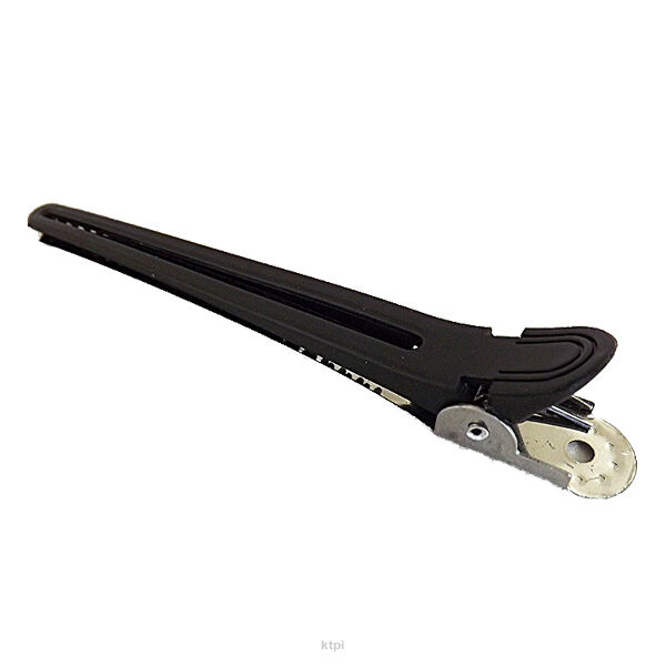 Klipsy Fryzjerskie Metalowo-Plastikowe 8,5cm 12szt