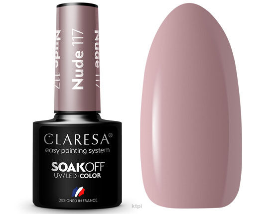 Claresa Lakier Hybrydowy 117 Nude 5 ml