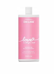 ON LINE Żel pod prysznic Love - piwonia i woda różana 500 ml