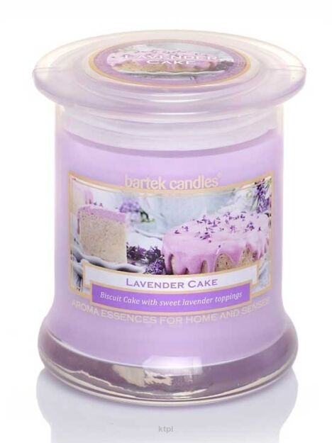Bartek Candles Świeczka Lavender Cake 260 g