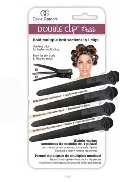 Olivia Garden Double Clip Klipsy do włosów małe