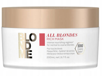 Schwarzkopf BlondMe All Blondes Maska Bogata 200ml