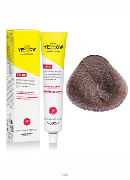Yellow Professional Alfaparf  Color Permanent farba do włosów KOLOR 8.21 100 ml