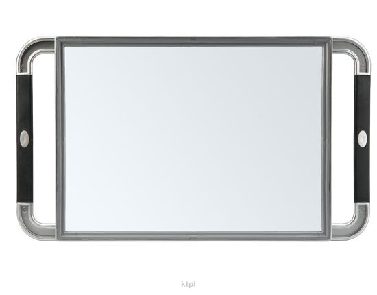 Prostokątne Lusterko Fryzjerskie 40x26 cm Srebrne
