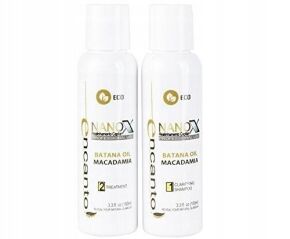 ENCANTO DO BRASIL NANOX BATAN OIL Zestaw do prostowania włosów 2x236ml