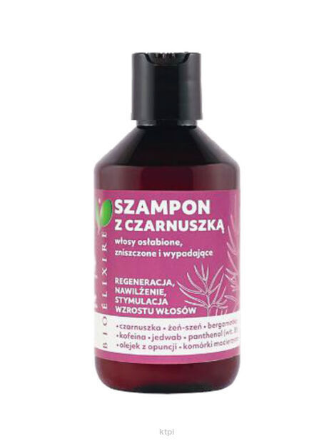 Bioelixire Szampon Regenerujący Z Czarnuszką 300ml