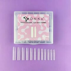 DNKA Professional Nail Forms Long Square 120 sztuk