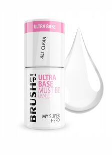 BRUSH UP! Baza hybrydowa My Super Hero Ultra Base Must Be All Clear 5g