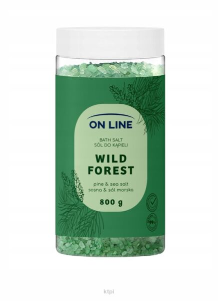 ON LINE Wild Forest sól do kąpieli 800 g