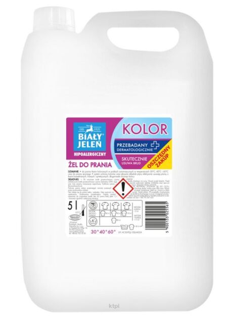 Biały Jeleń Żel do prania Kolor 5l